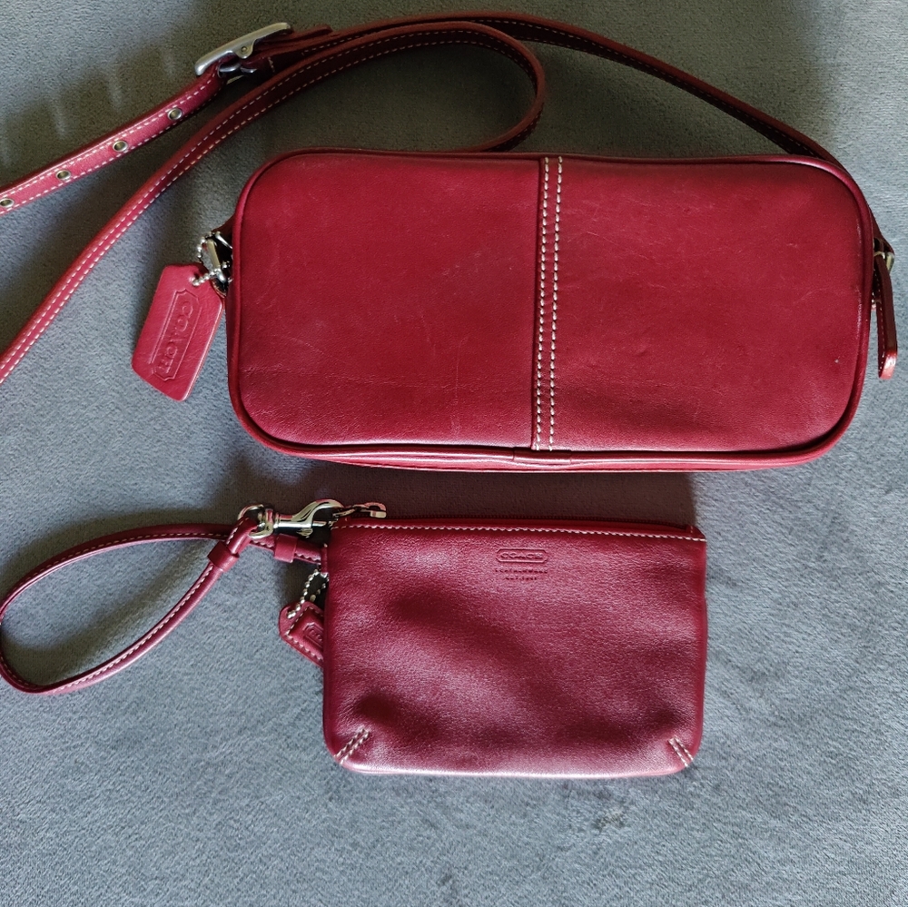 Coach bag and wristlet